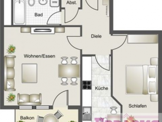 Двухкомнатная доходная квартира в пригороде - Германия - Бранденбург - Клайнмахнов, фото 6