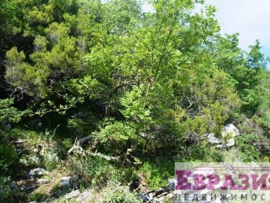 Тиват, участок с видом на море  - Черногория - Боко-Которский залив - Тиват, фото 1