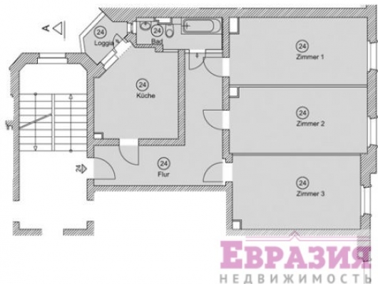 Сданная в аренду 3-комнатная квартира в г. Дрезден - Германия - Саксония - Дрезден, фото 6