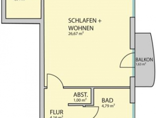 Комфортабельные однокомнатные квартиры в модернизированном здании, хорошая инвестиция! - Германия - Столица - Берлин, фото 5