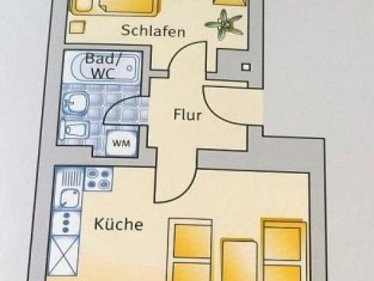 Светлая 2-комнатная квартира на Ю/В г. Лейпциг - Германия - Саксония - Лейпциг, фото 3