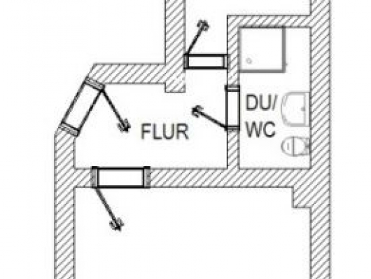 Уютная, очень дешёвая однокомнатная квартира в Тюрингии - Германия - Тюрингия - Альтенбург фото 4 Уютная, очень дешёвая однокомнатная квартира в Тюрингии - Германия - Тюрингия - Альтенбург, фото 4