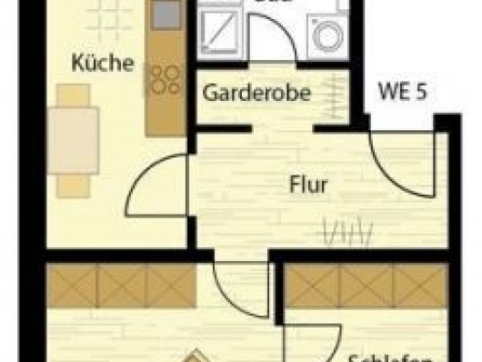 Ухоженная 2-комнатная квартира с практичной планировкой - Германия - Саксония - Лейпциг, фото 6