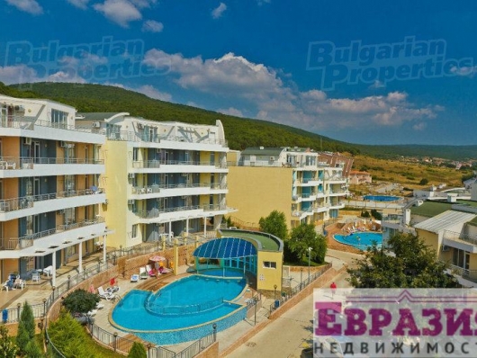 Двухкомнатная квартира в комплексе Сансет Кошарица 3 - Болгария - Бургасская область - Солнечный берег, фото 1